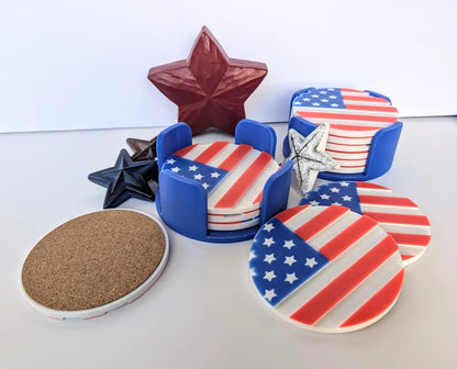 American Flag Coasters