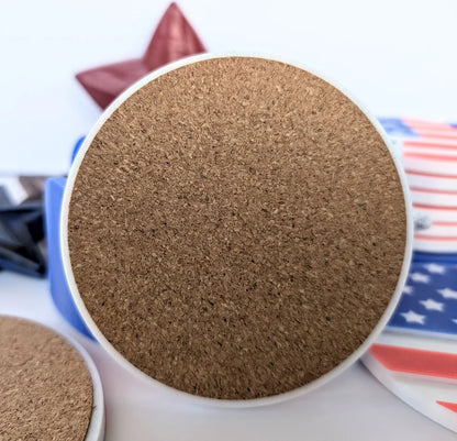 American Flag Coasters