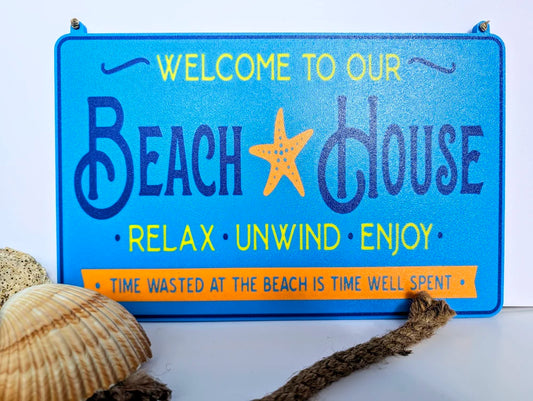 "Beach House" Patio sign