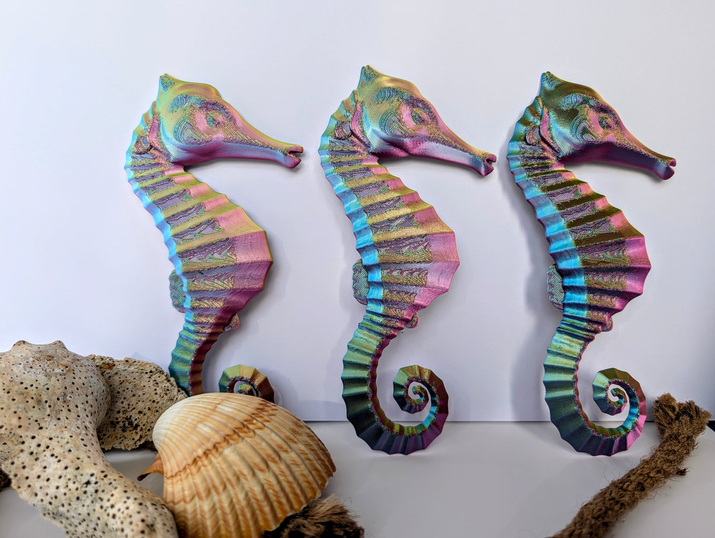 Iridescent Sea Horse set