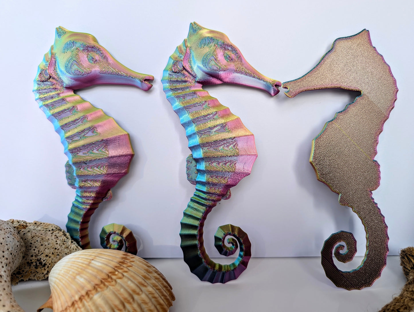 Iridescent Sea Horse set