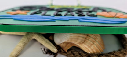 "Beach Please" Patio wall art
